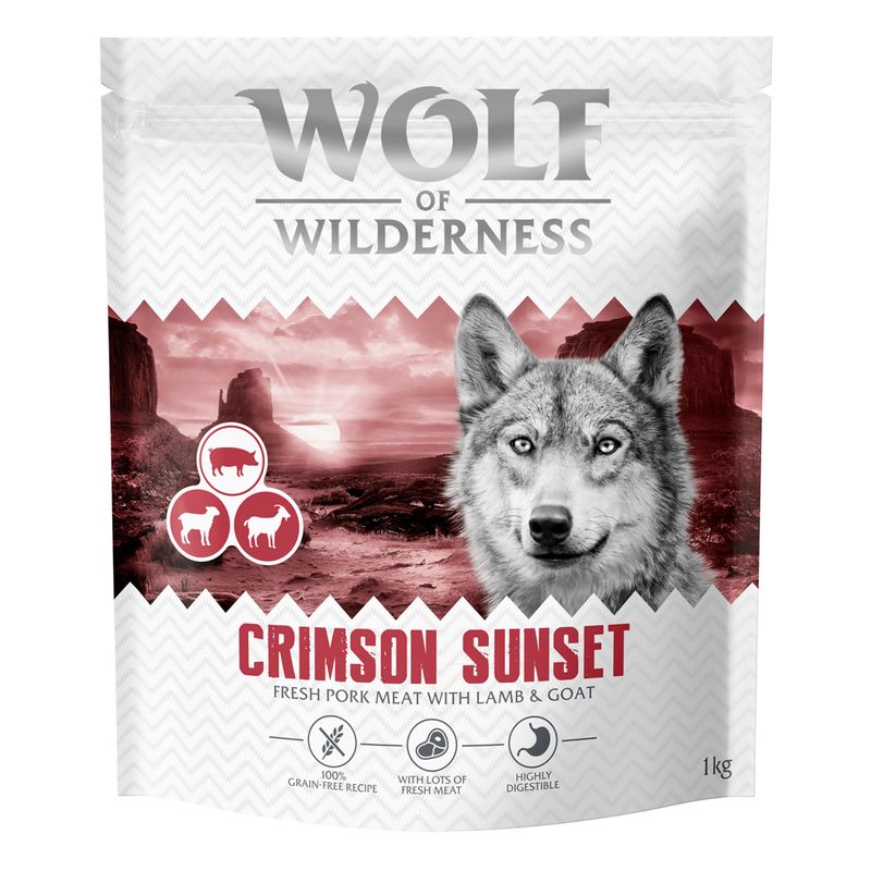 Wolf of Wilderness Adult "Crimson Sunset" - Lamb & Goat