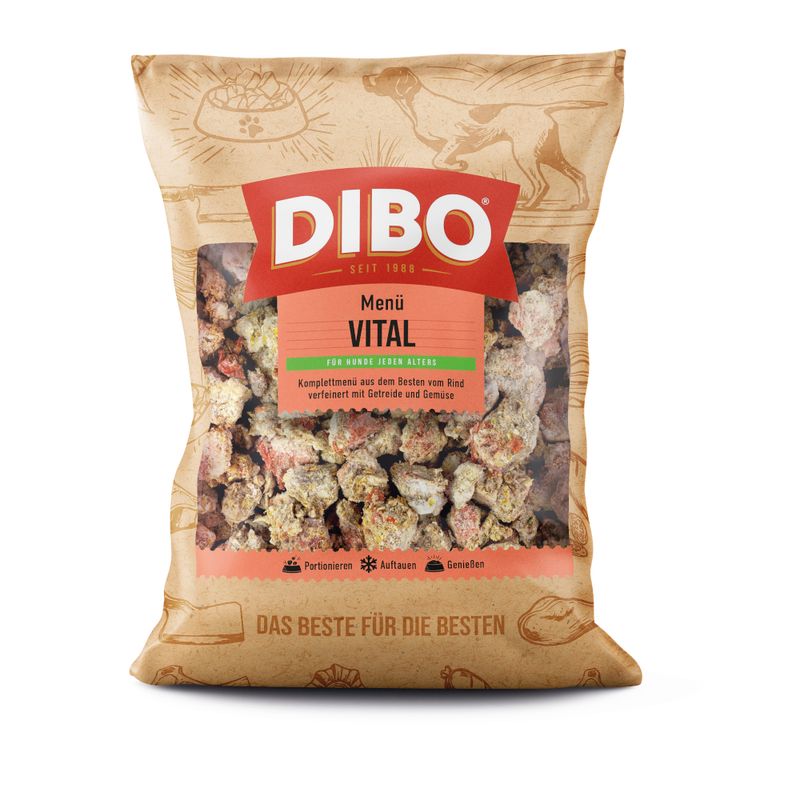 DIBO Frostfutter Menü Vital mit Rind