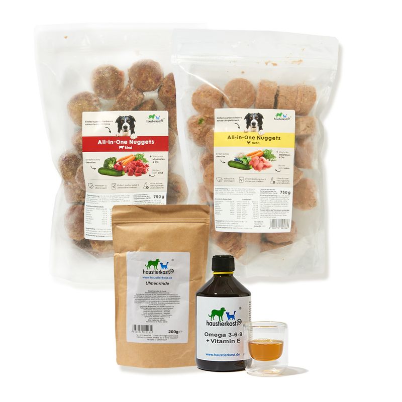 Haustierkost Einsteigerpaket für kleine Hunde