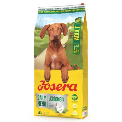 Josera suha pasja hrana 12,5 kg + mokra hrana 6 x 400/800 g gratis!