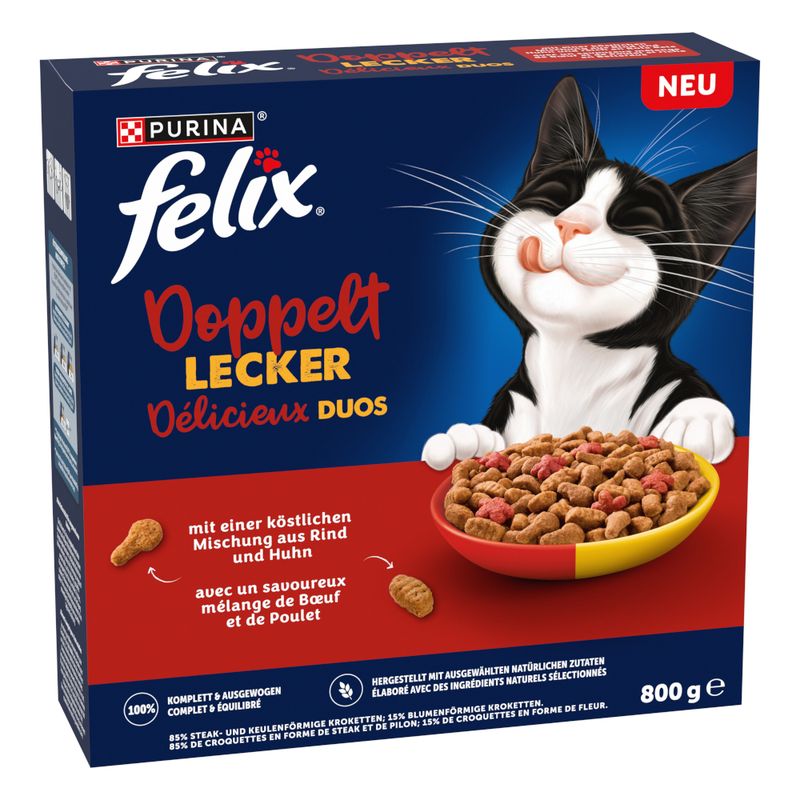 Felix Doubly Delicious hovězí a kuřecí