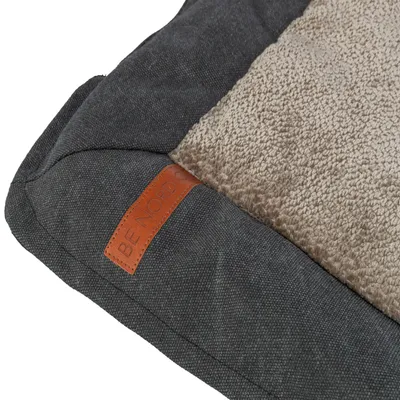 Trixie Be Nordic Tapis de repos pour chien et chat Föhr, noir/sable