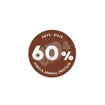 60% Ente, Single Animal Protein, Duck