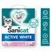 Sanicat Active White Flor de Lótus areia aglomerante para gatos