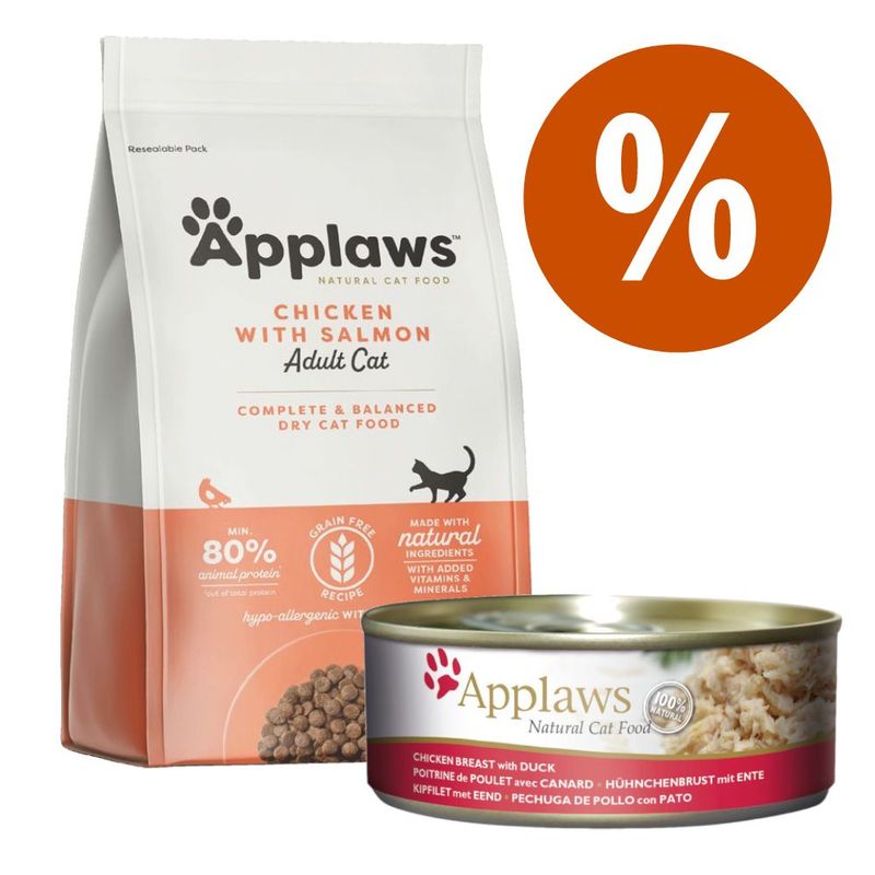 Zestaw Applaws Adult/Senior 6 kg / 7,5 kg + Applaws w bulionie 6 x 156 g w super cenie!