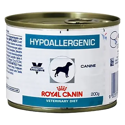 Royal Canin Veterinary Diet Hypoallergenic Nassfutter für Hunde, 200g Dose. Hypoallergen, Veterinary Exclusive.
