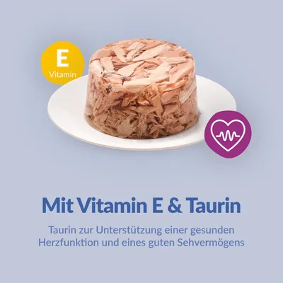 Sparpaket GimCat ShinyCat Filet in Jelly 12 x 70 g - Thunfisch & Hühnchen Mix Sparpaket GimCat ShinyCat Filet in Jelly 12 x 70 g - Thunfisch & Hühnchen Mix