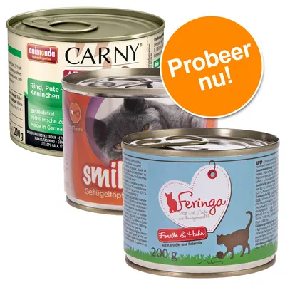 Gemengd Probeerpakket Graanvrij Natvoer