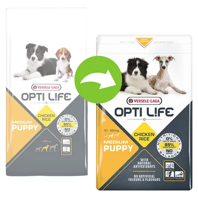 Opti Life Hvalp Medium
