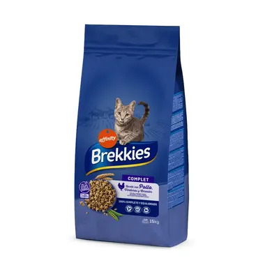 Brekkies 15 kg pienso + Daily Delice 80 x 85 g sobres: ¡15 % de descuento!
