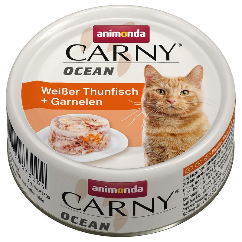 animonda Carny Ocean 24 x 80 g Pacco misto Umido per gatto