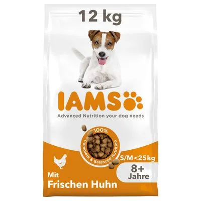 IAMS Advanced Nutrition Senior Small & Medium Dog met Kip 8+