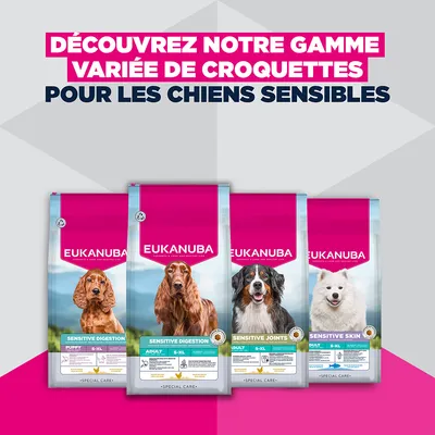 Eukanuba Special Care Sensitive Digestion Puppy poulet, dinde