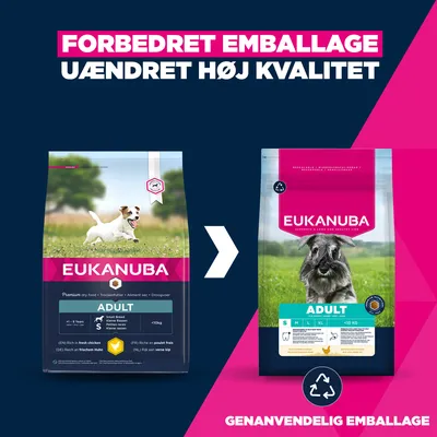 Eukanuba Premium Nutrition Adult Small Breed Kylling