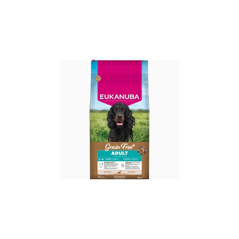 Eukanuba Grain Free Adult met Wild 12kg