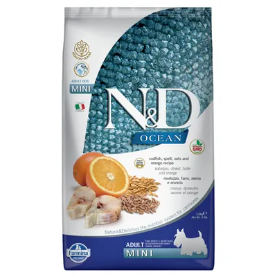 Farmina N&D Ocean Adult Mini Cod și portocală