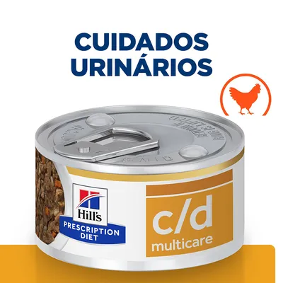 Hill's Prescription Diet c/d Urinary Care ensopado com frango para gatos