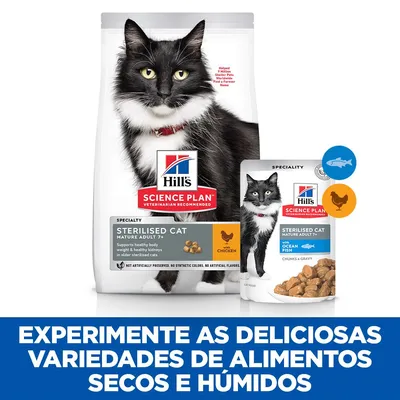 Hill's Science Plan Mature Adult 7+ peixe do oceano e frango