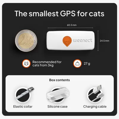 Weenect Pet GPS Cat Tracker XS