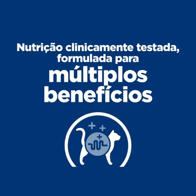 Nutrição clinicamente testada, formulada para múltiplos benefícios