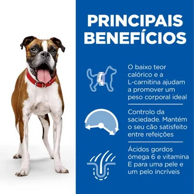 Principais benefícios: baixo teor calórico e L-carnitina para peso corporal ideal, controlo da saciedade, ácidos gordos ómega 6 e vitamina E para pele e pelo incríveis.