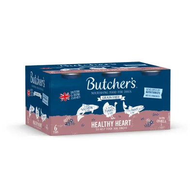 Butcher's Grain Free Healthy Heart 6 x 390g - Mixed Pack Butcher's Grain Free Healthy Heart 6 x 390g - Mixed Pack