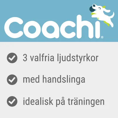 Coachi. 3 valfria ljudstyrkor, med handslinga, idealisk på träningen.
