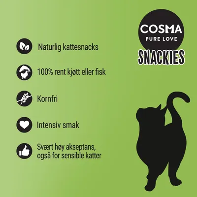 Cosma Snackies Maxi Tube - frysetørkede kattesnacks