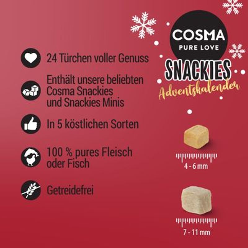 Cosma Snackies Adventskalender voor katten