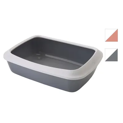 Savic Iriz открита тоалетна за котки с борд