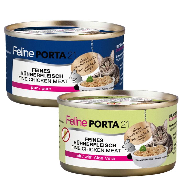 Feline Porta 21 6 x 90 g en sobres para gatos - Pack de prueba