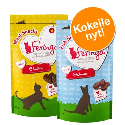 Feringa Snacks -kokeilupakkaus, monta makua