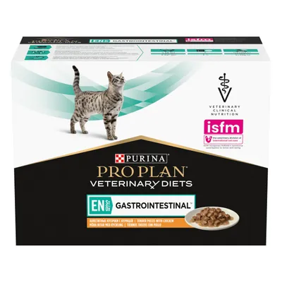 PURINA PRO PLAN Veterinary Diets Feline EN Gastrointestinal - Chicken - 10 x 85g