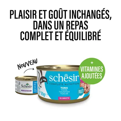 Schesir Complete Nutrition Filet en bouillon 6 x 85 g