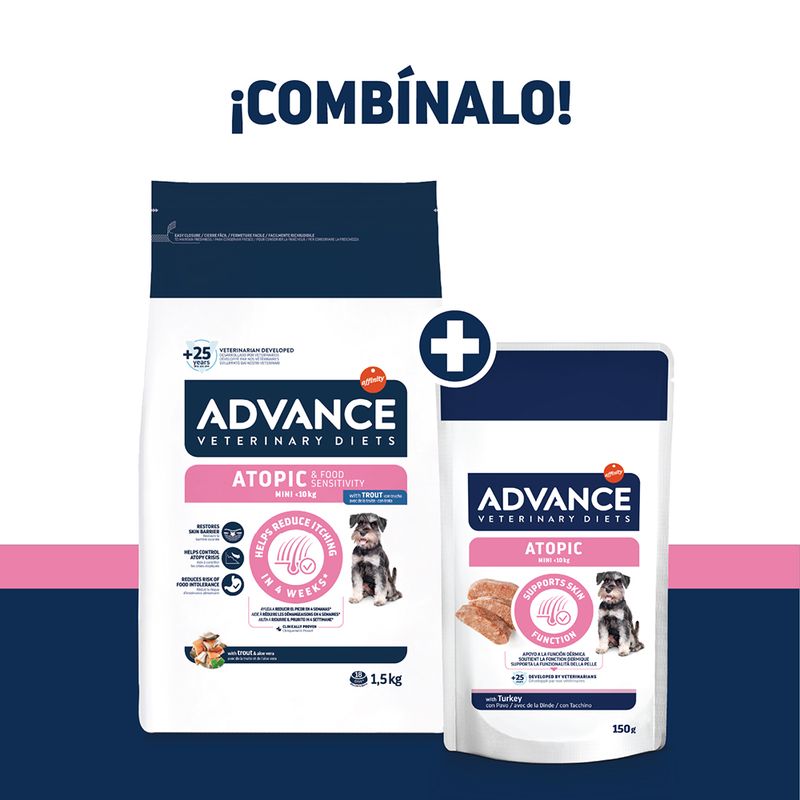 Advance Veterinary Diets Dog Atopic Mini comida húmeda para perros