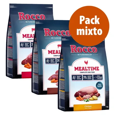 Rocco Mealtime 3 x 1 kg - Pack de prueba mixto