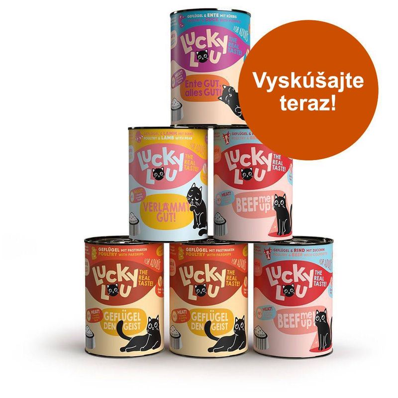 Lucky Lou Adult balenie na skúšku 6 x 400 g