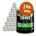 Crave Adult 24 x 400 g Alimento umido per cani