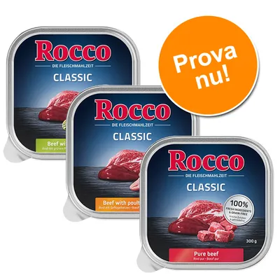 Blandat provpack: Rocco 9 x 300 g