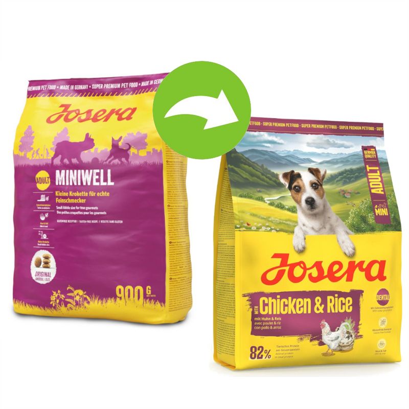 Josera Mini Adult kana & riisi