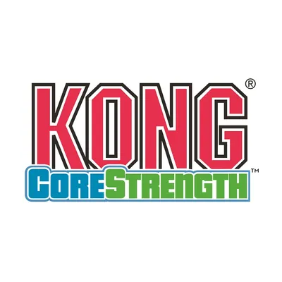KONG CoreStrength. Márkalogó strapabíró kutyajátékhoz.