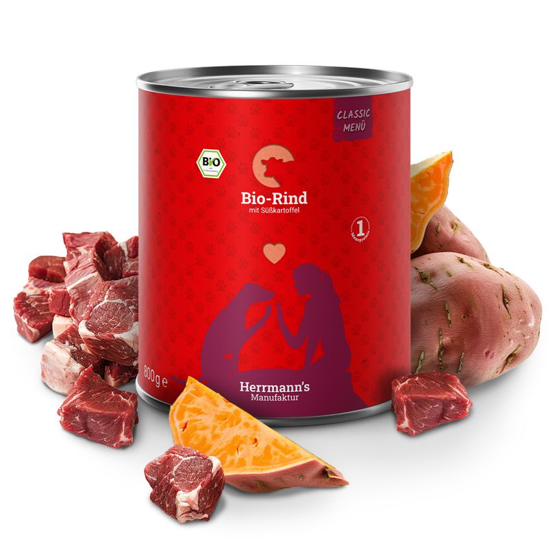 Herrmann's Classic Bio Menu, 6 x 800 g