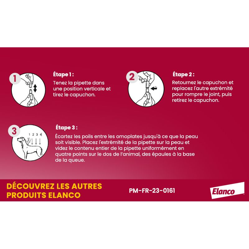 Advantix® très grand chien, de 40 kg à 60 kg