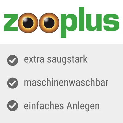 Zooplus. Eigenschaften: extra saugstark, maschinenwaschbar, einfaches Anlegen.