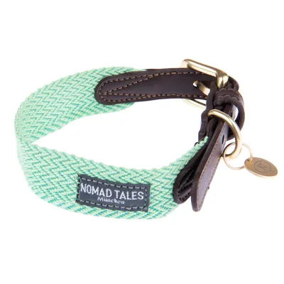 Collier Nomad Tales Bloom menthe, pour chien