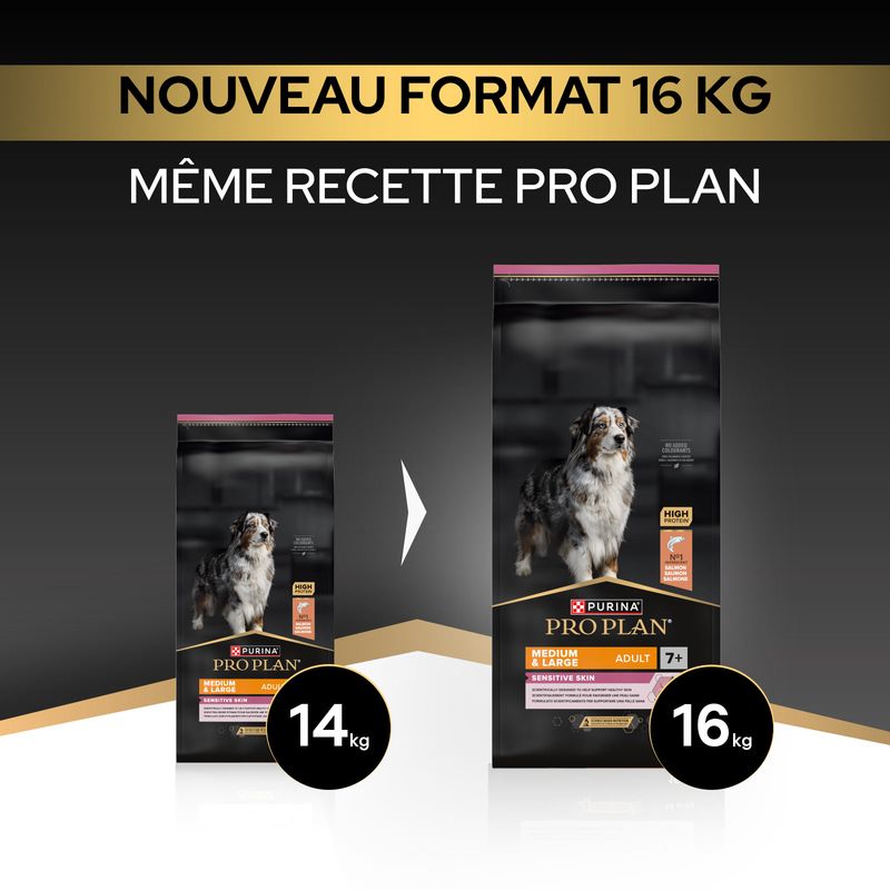 PURINA PRO PLAN Medium & Large Adult 7+ Sensitive Skin