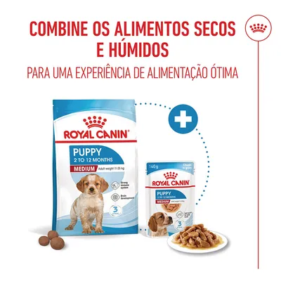 Royal Canin Medium Puppy em molho