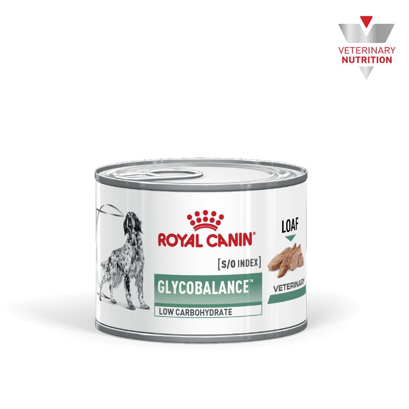 Royal Canin Royal Canin Glycobalance Low Carbohydrate pet food packaging