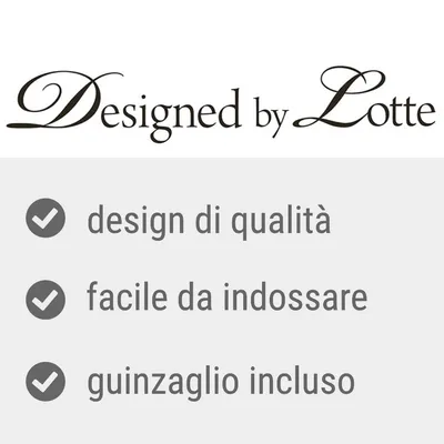 Designed by Lotte, design di qualità, facile da indossare, guinzaglio incluso