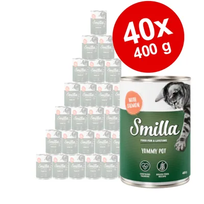 Lot Smilla Yummy 40 x 400 g pour chat